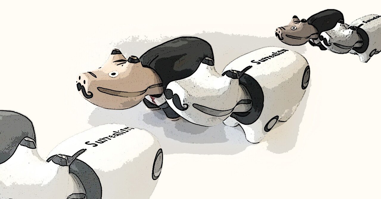 会津の民芸品「赤べこ」から生まれた、美術館の『ひげべこ』。｜諸橋