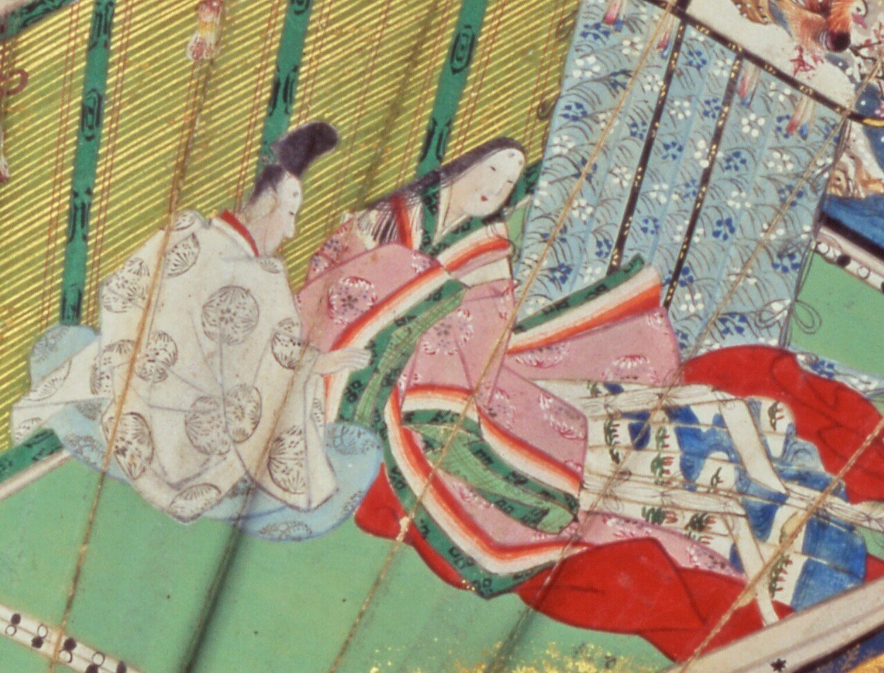 江戸時代☆琳派の画家・酒井抱一 筆作 群鶴図 江戸時代