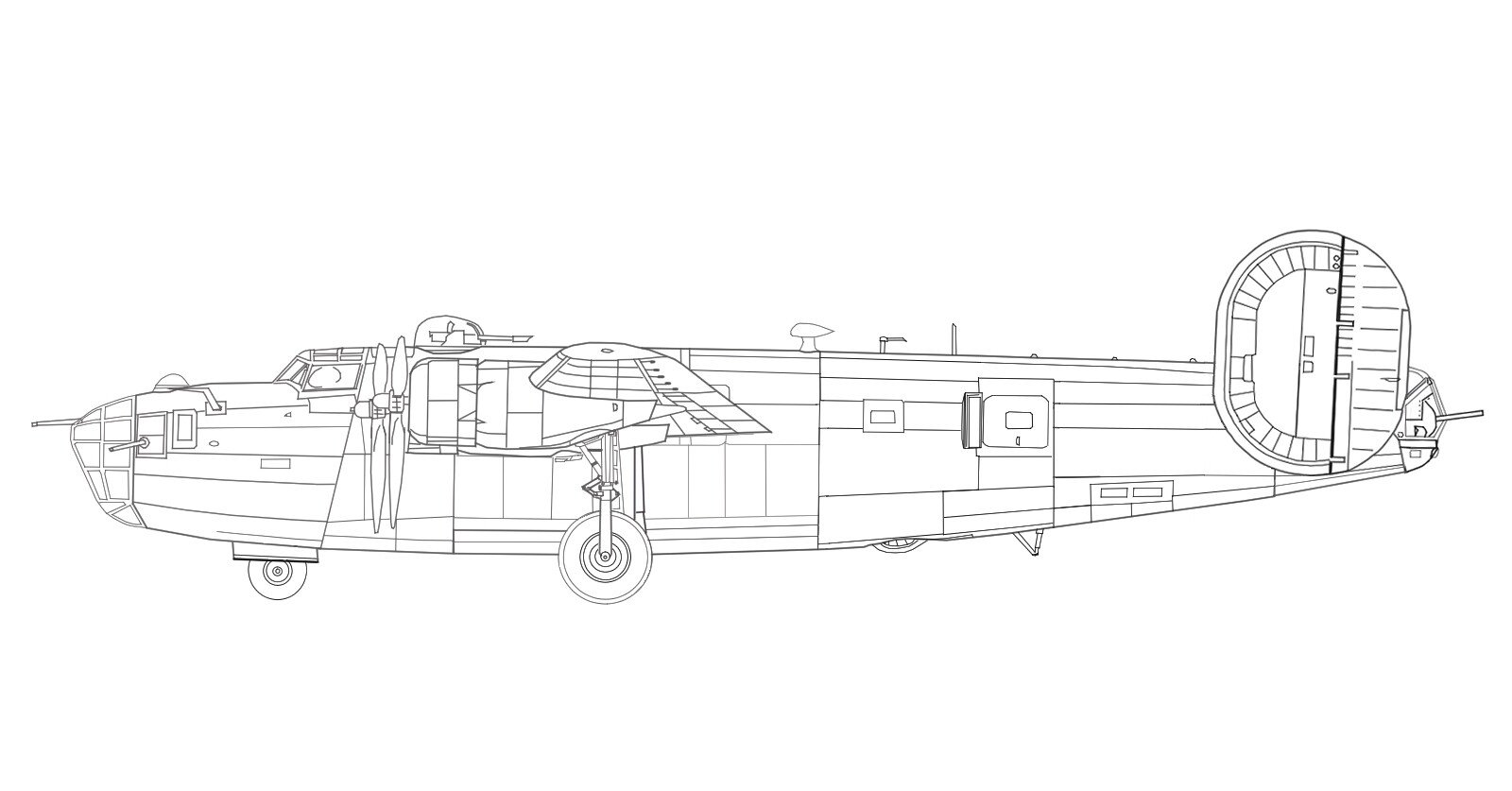 コンソリデーテットB-24リベレーター(1940)｜Gustav Papa