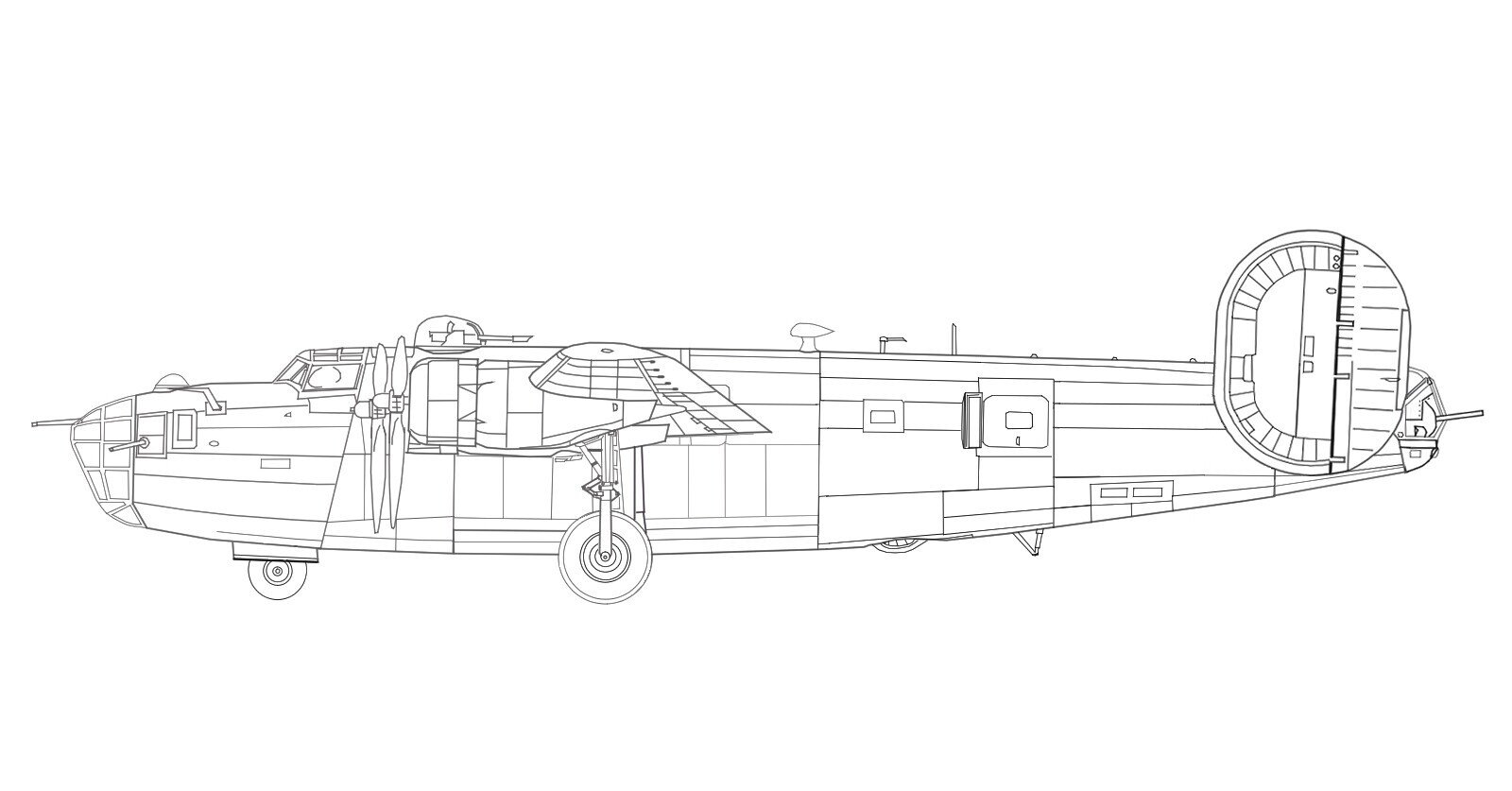 コンソリデーテットB-24リベレーター(1940)｜Gustav Papa