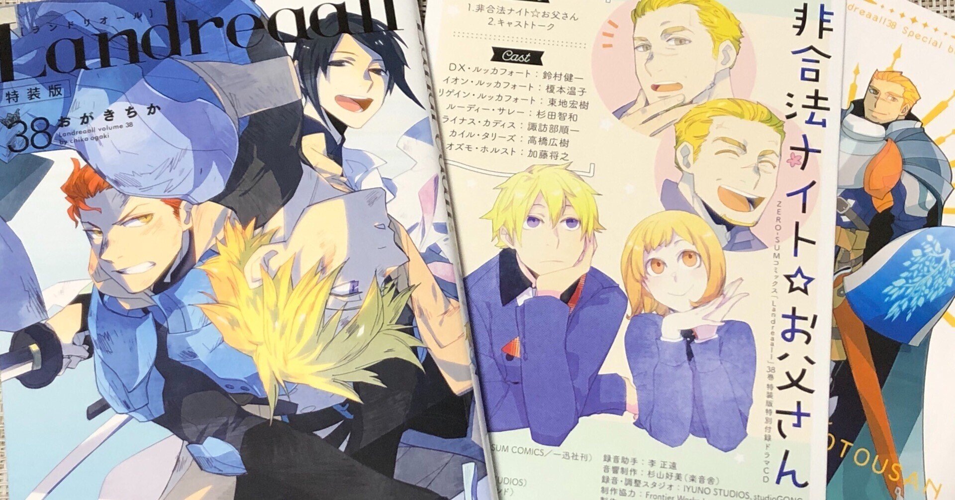 ランドリオール Landreaall 1~42巻全巻セット おがきちか Landreaall
