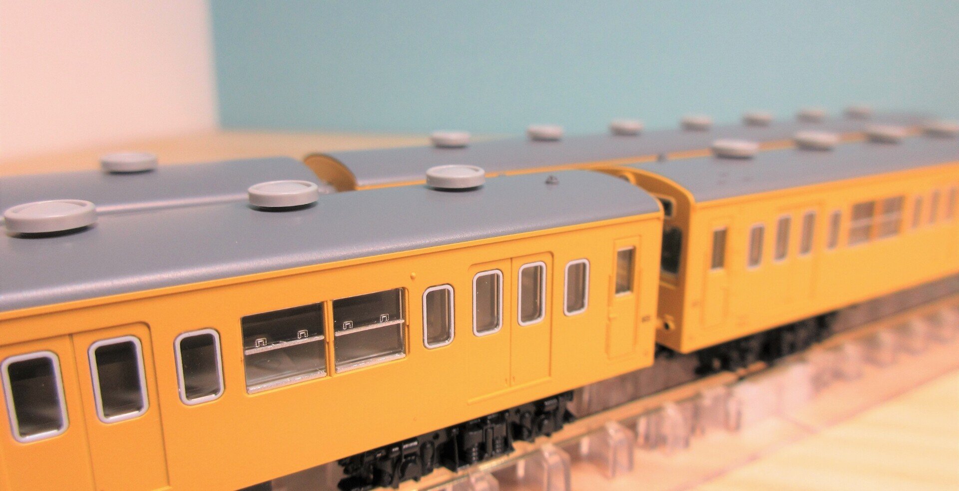 KATO 10-256 101系 総武緩行線色 4両増結セットが入線しました。｜かめピー