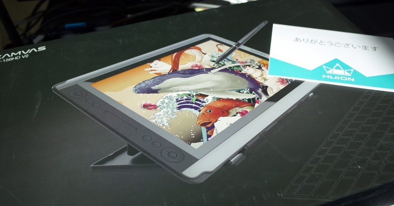 使用している液タブ HUION Kamvas GT-156HDV2｜MIRA