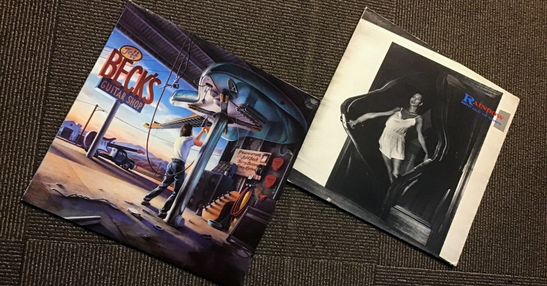 Jeff BeckさんとRitchie Blackmoreさん。（アナログレコードのお話し