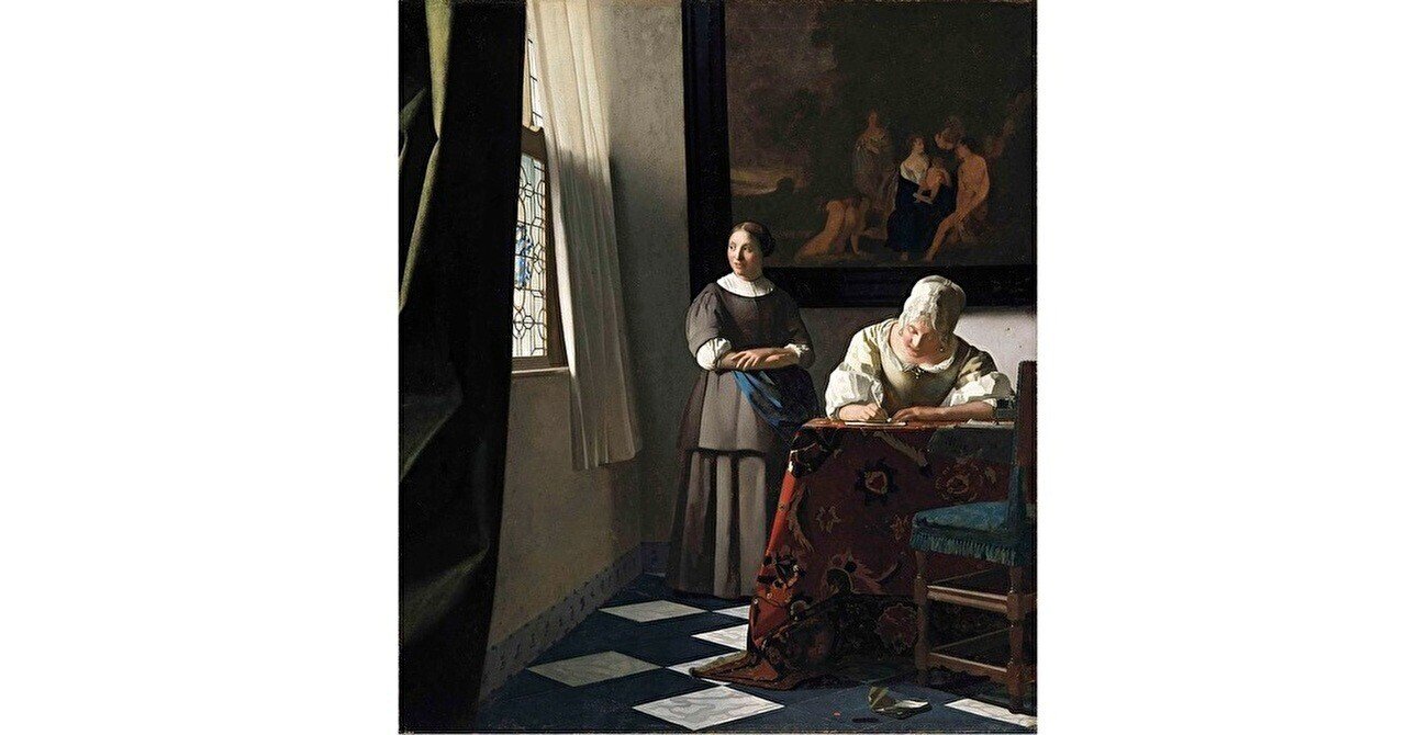 美術に疎い素人が名画を見て何か言う#7『手紙を書く婦人と召使