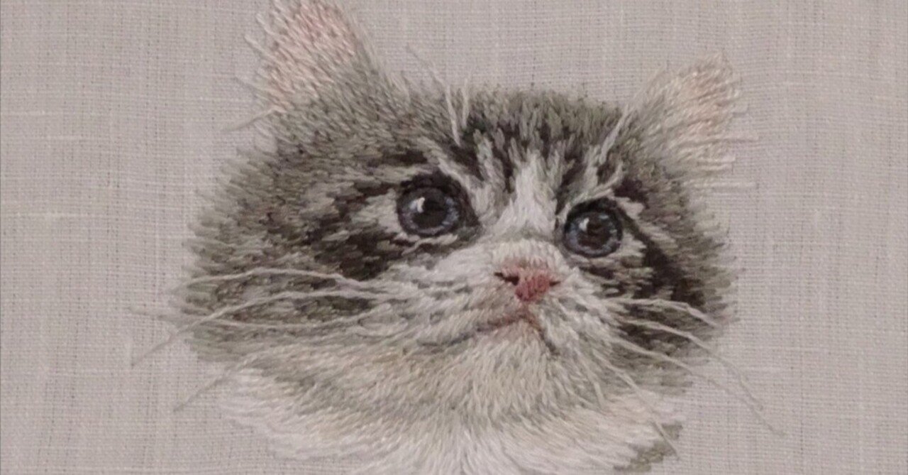 キット刺繍参考例｜hiroko kubota