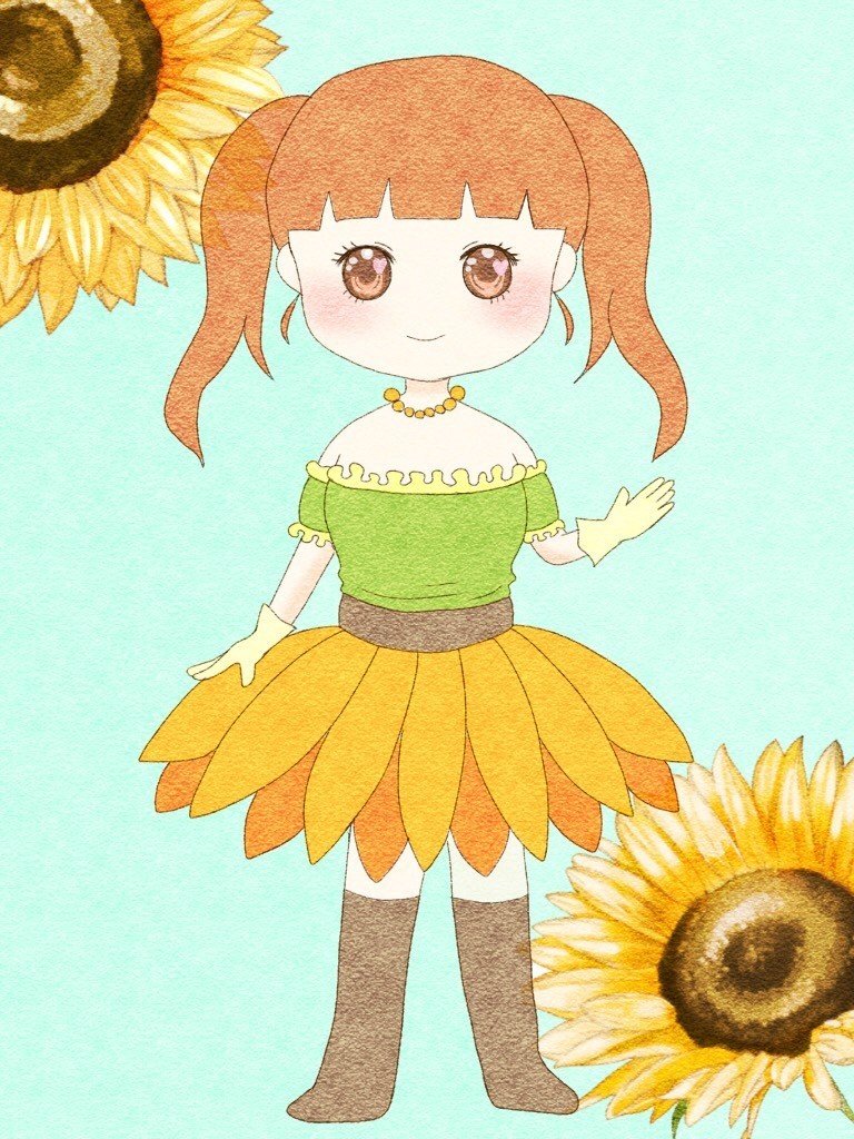ひまわりちゃん｜おこめ(イラストレーター)