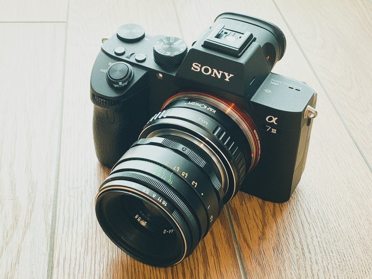 ミラーレス一眼にオールドレンズHelios 44-2をつけてノスタルジックな