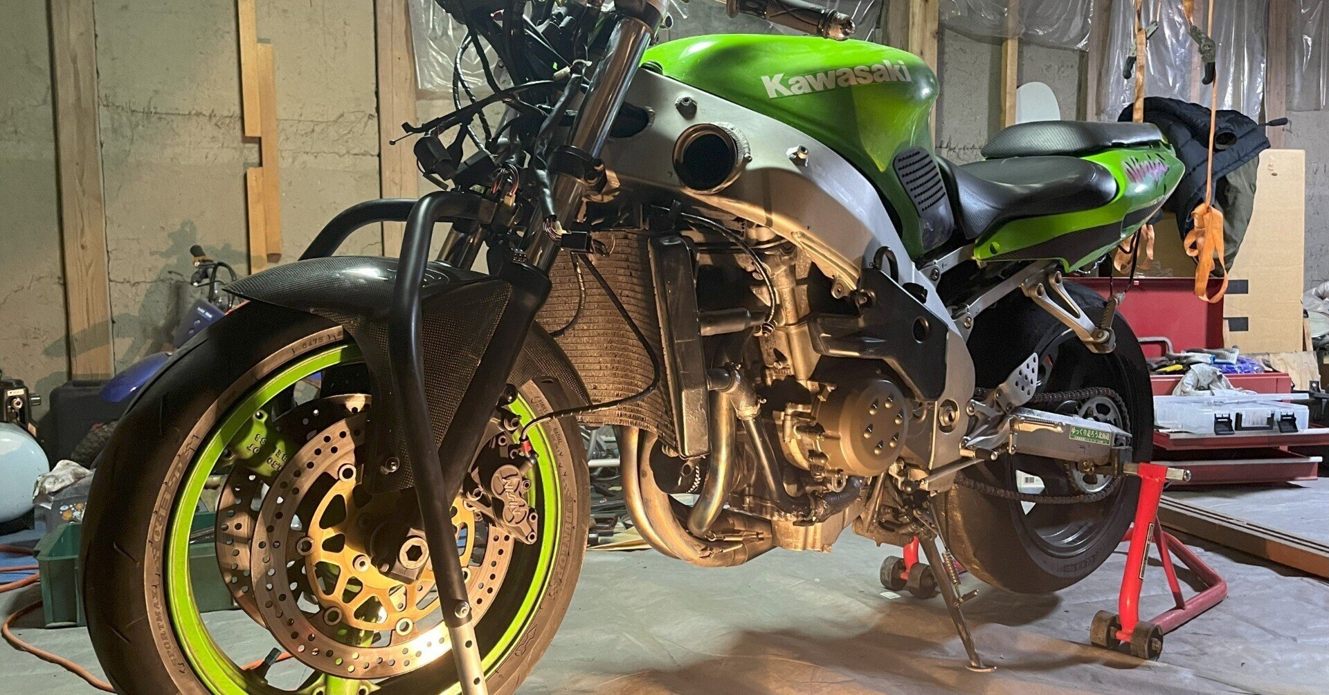 ZX-9R ぷちレストア（12/8ヘッドガスケットネタを更新）｜usk.the.magic9