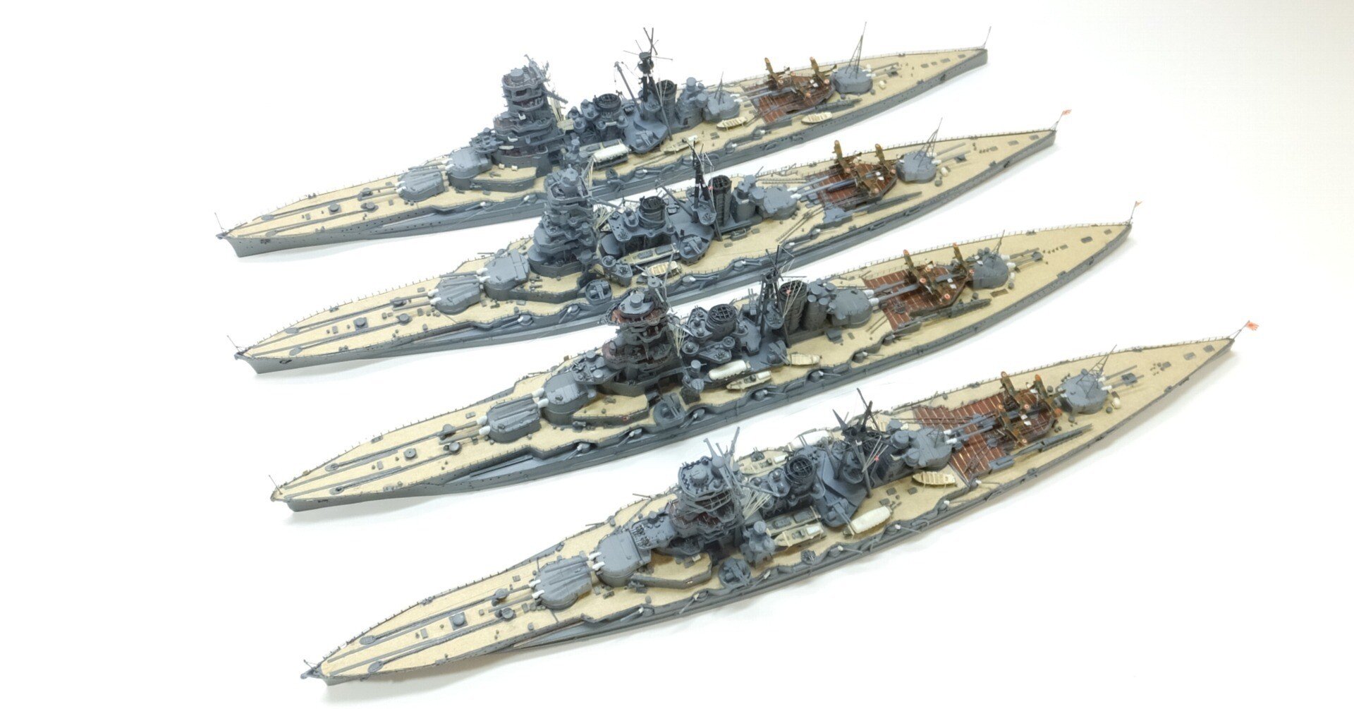 IJN Kongo Class 1941 日本海軍戦艦 金剛型制作記 #5 (Fujimi 1/700