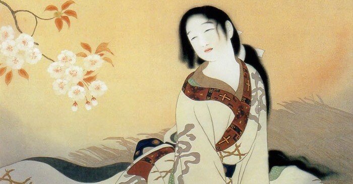 松本華羊《殉教(伴天連お春)》〜手枷をされたまま桜を眺める女性は誰