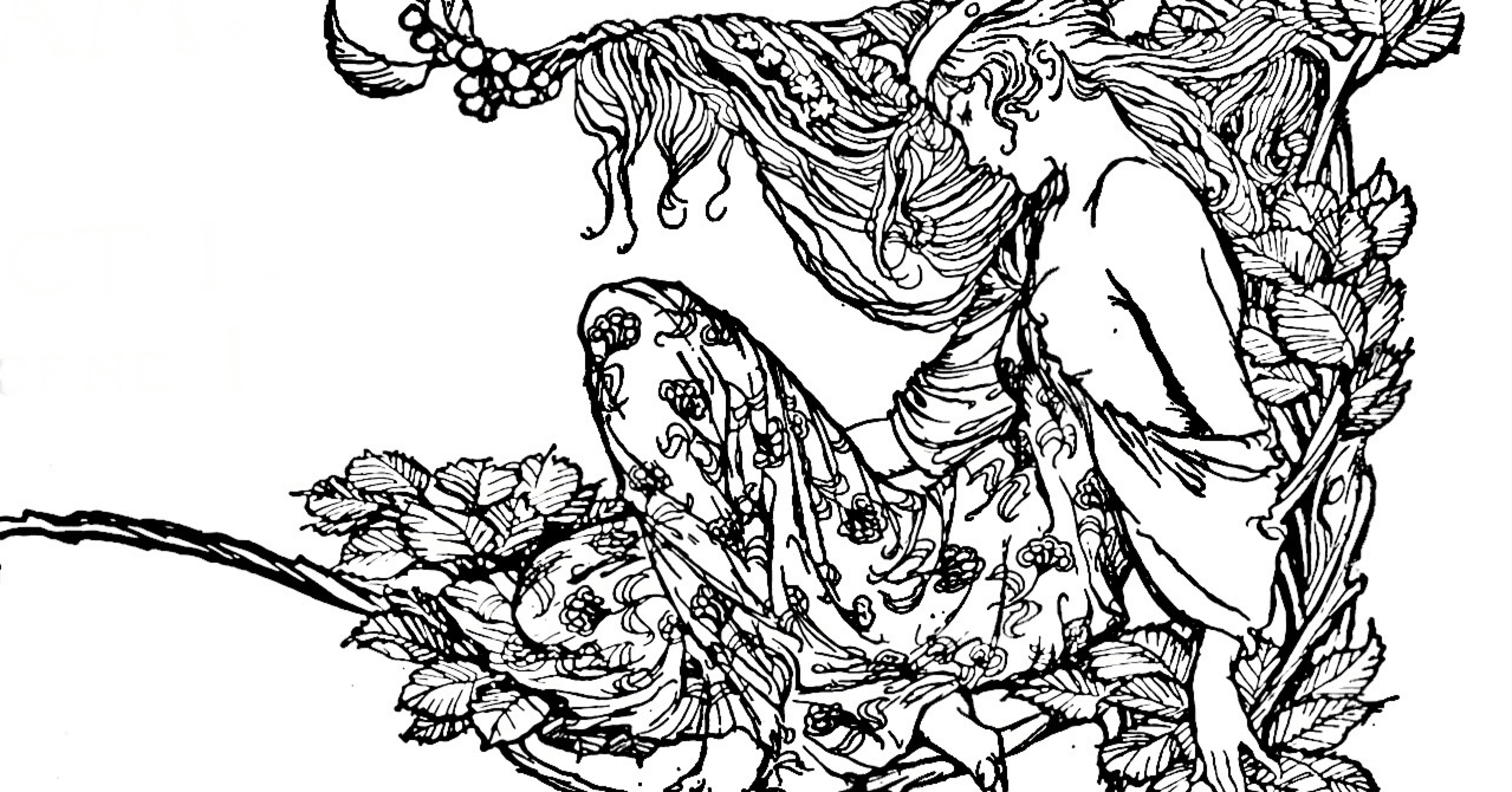 ウィリアム・シェイクスピア、アーサー・ラッカム『真夏の夜の夢』1908