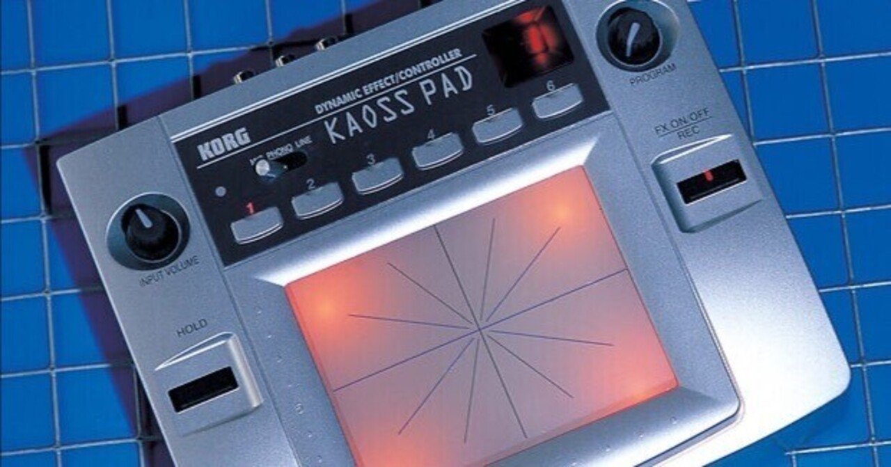 MIDI虚無機材史 #26 KORG Kaoss Pad KP-1 (1999年)｜BS6743