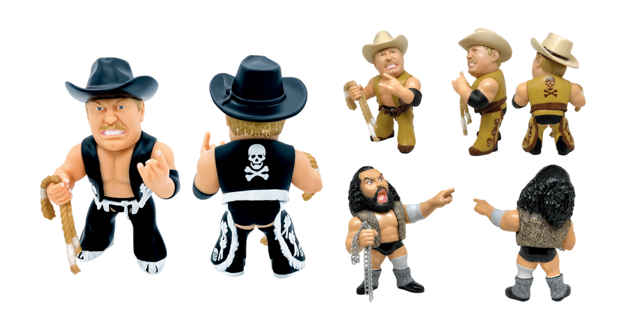 プロレスフィギュア ハンセン&ブロデイ 2体セット プロレスフィギュア