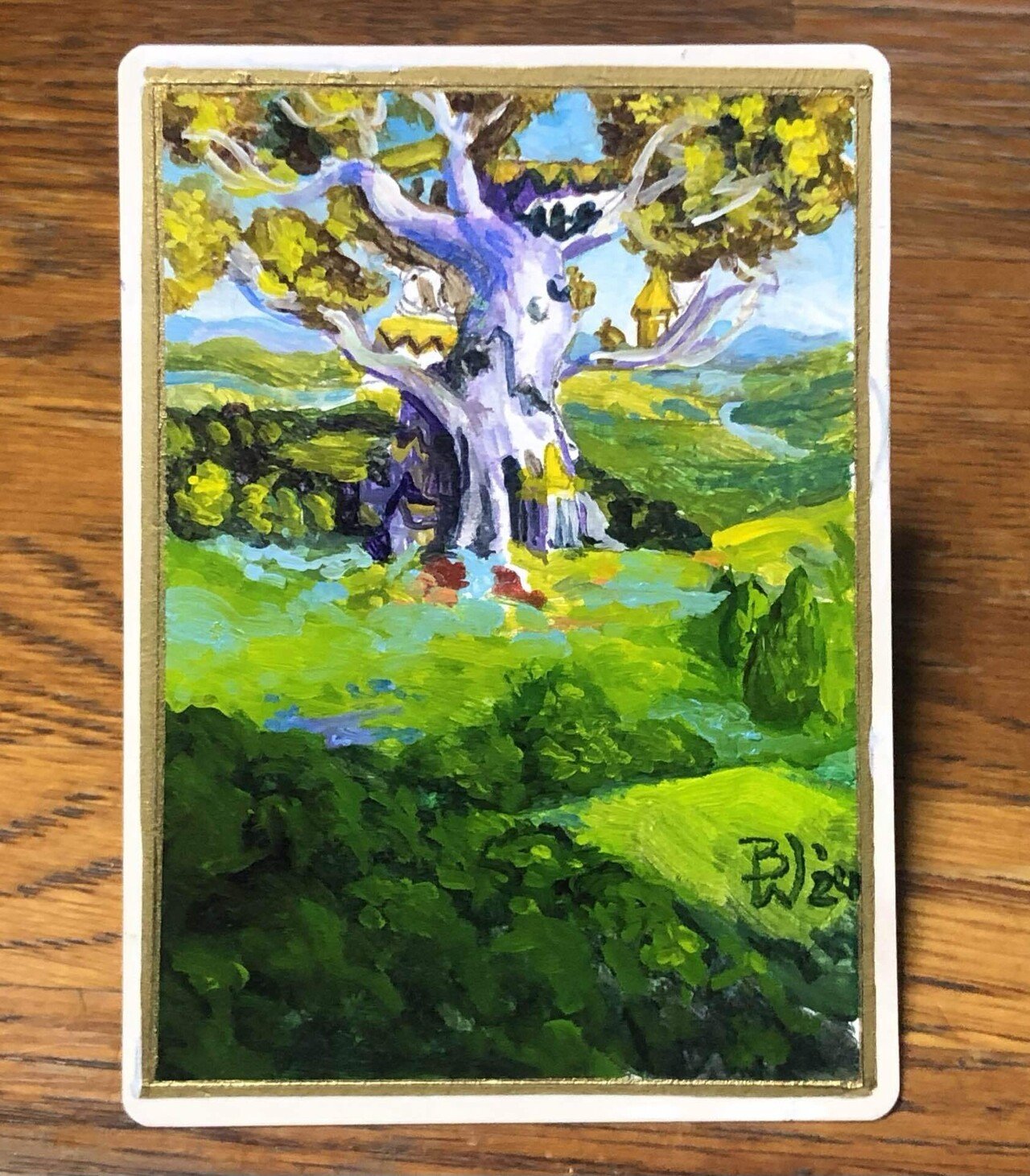 ブランクのアーティストプルーフにペイントを依頼した話｜イツキ