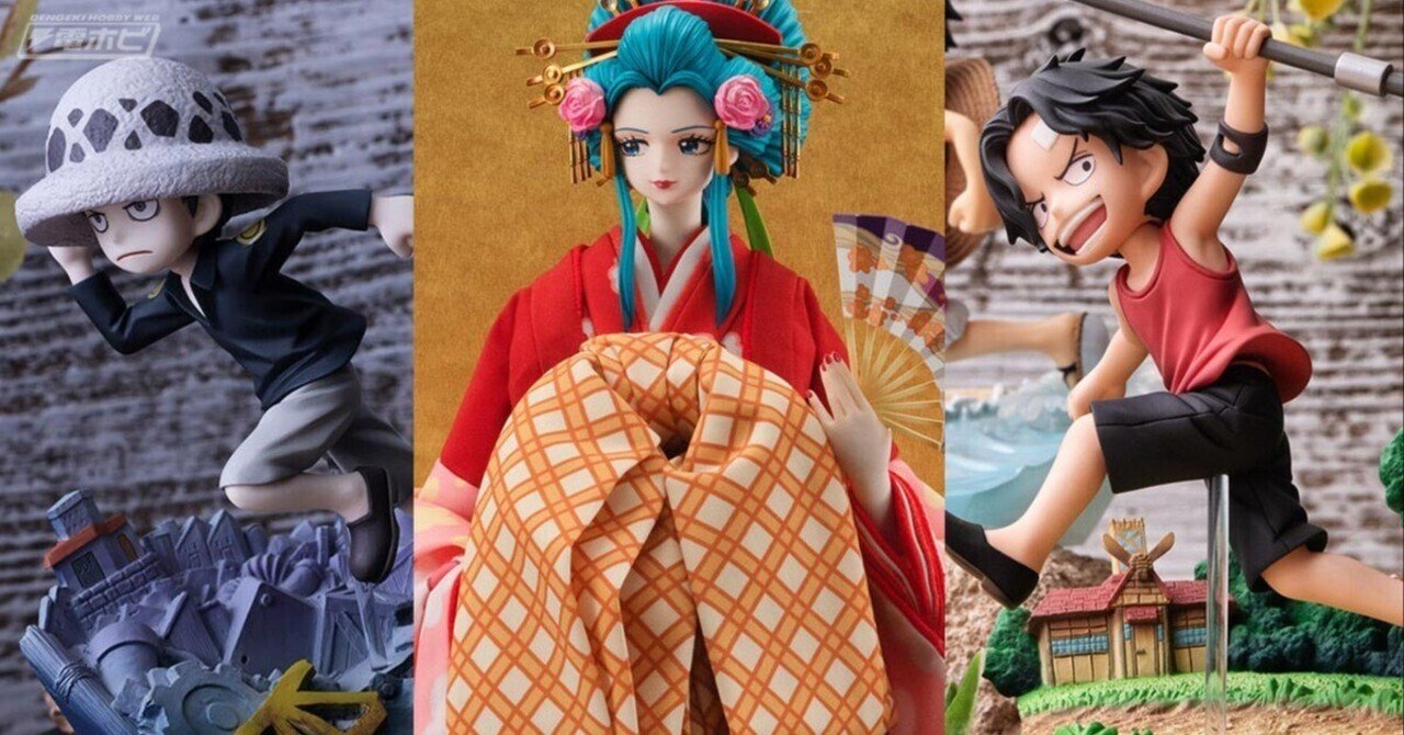 久月とメガハウスのコラボフィギュア「日本人形 ONE PIECE 小紫」が