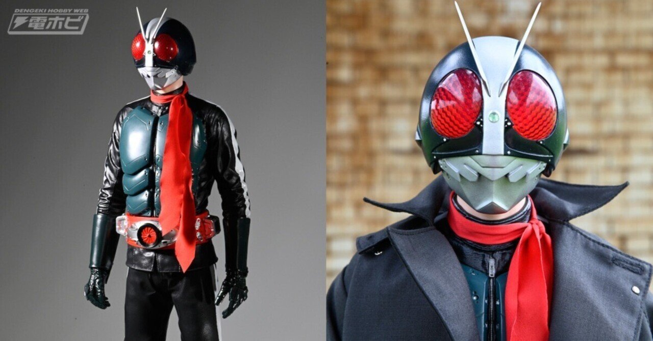 布製コート着用！『シン・仮面ライダー』仮面ライダー第2号が全高約50