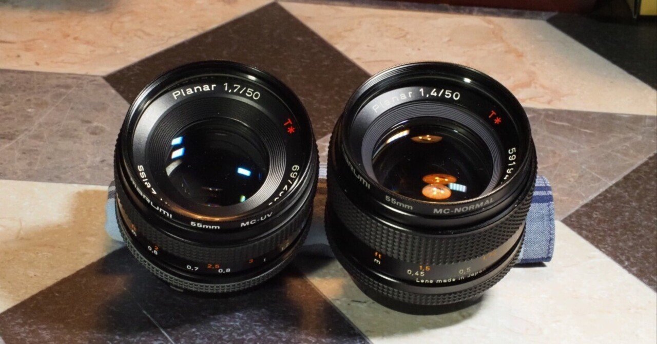 レンズ沼の歩き方」Contax Planar F1.4 50mm T＊ AE / Planar F1.7