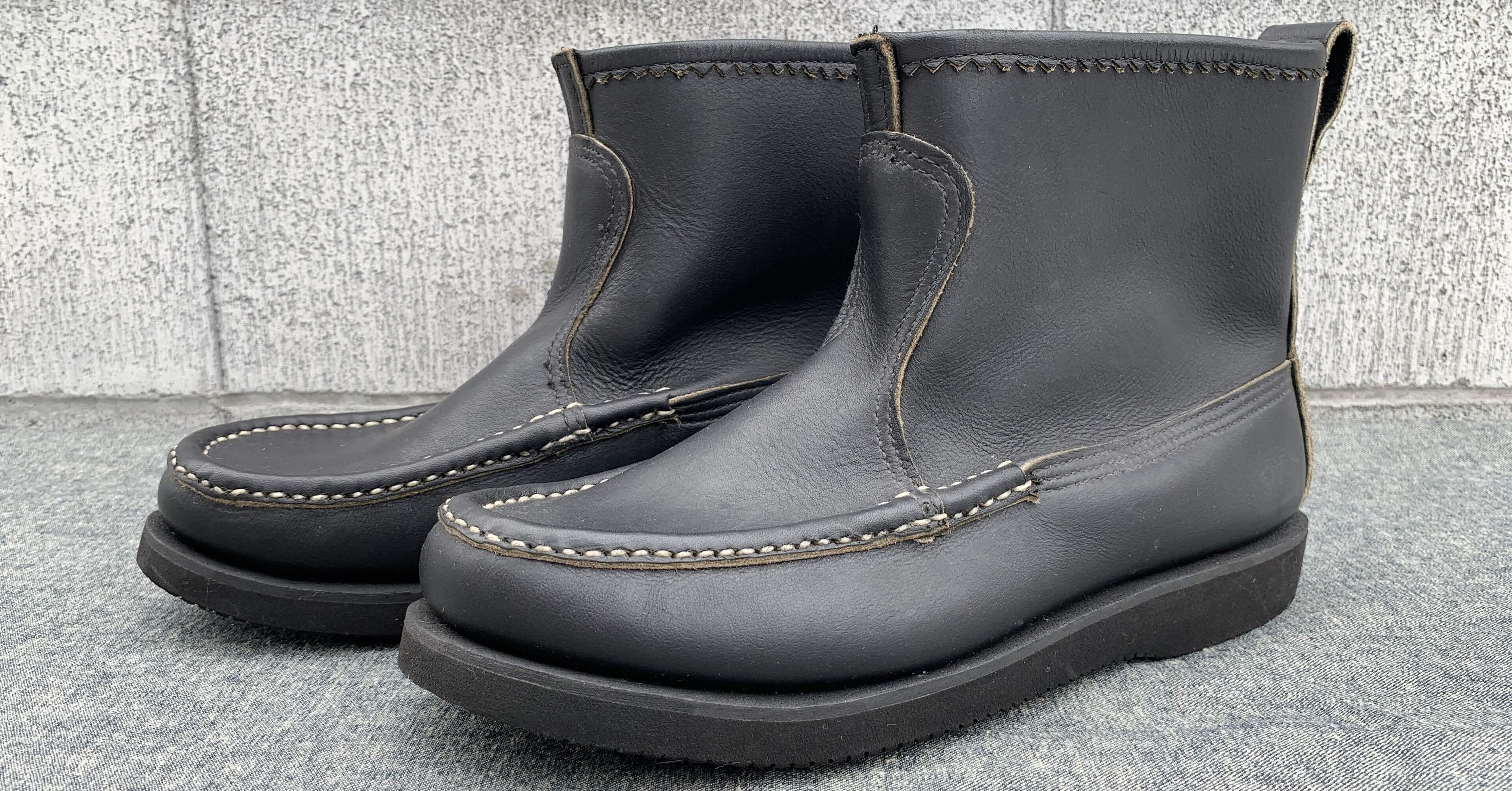 ラッセルモカシン ノックアバウト ブラック｜NAOSHIYA CUSTOM FACTORY