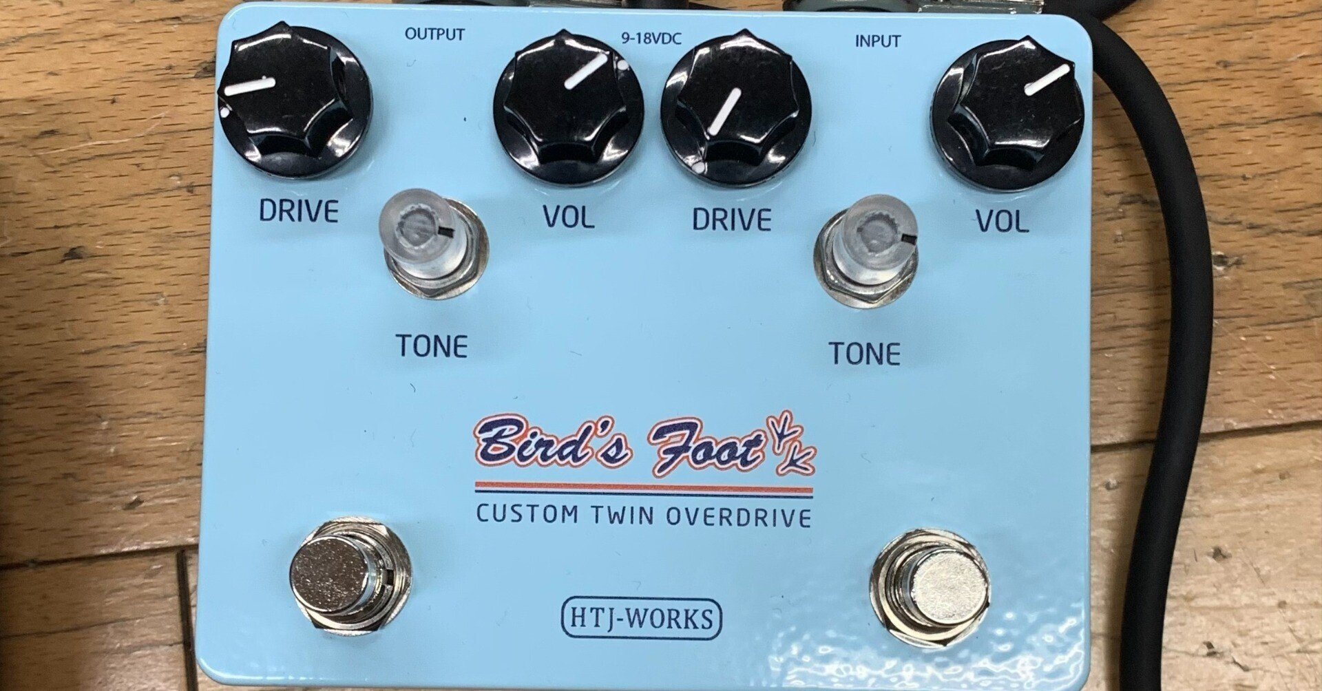 HTJ-WORKSで作ってもらった歪みペダル｜シシクラセイゴ