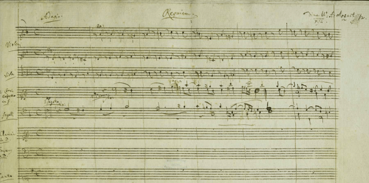 限定版】モーツァルト レクイエム 自筆譜ファクシミリ版 3冊組 1990年