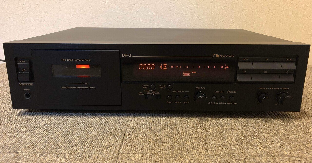 カセットデッキといえばNakamichi！300台限定の希少モデル！Nakamichi