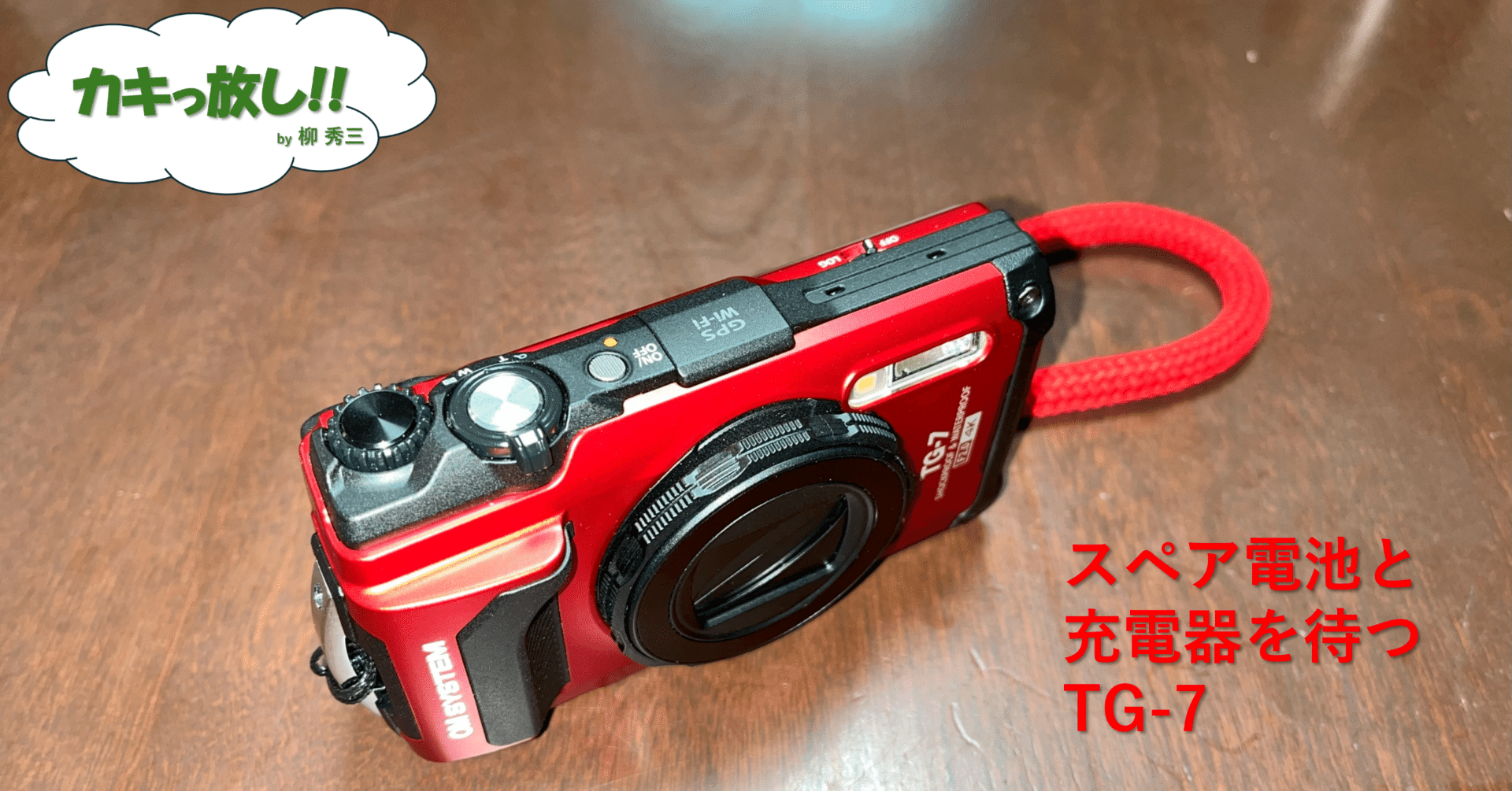 0527.TG-7 に充電器｜柳 秀三