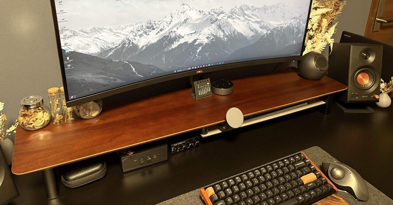 デスク環境が劇的進化！amesoba木製モニタースタンドを徹底レビュー