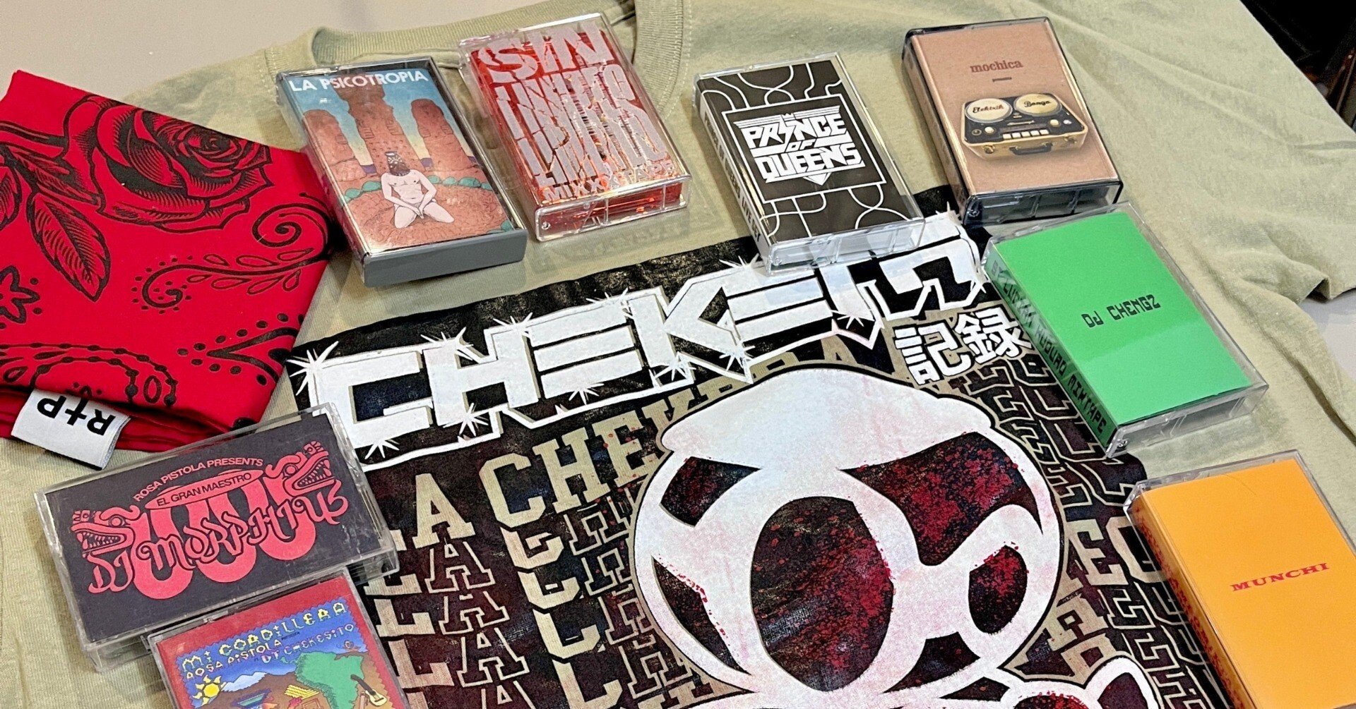 カセットテープで聴けるクンビアトンとかラテンコアとかバイレファンキ