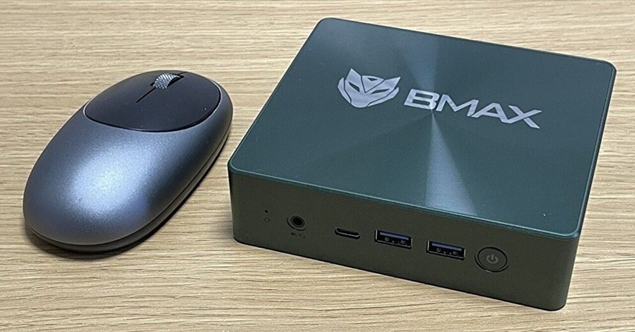 BMAX B6 Pro ミニPC、実機 使用感のポイント。セール価格は約32千円