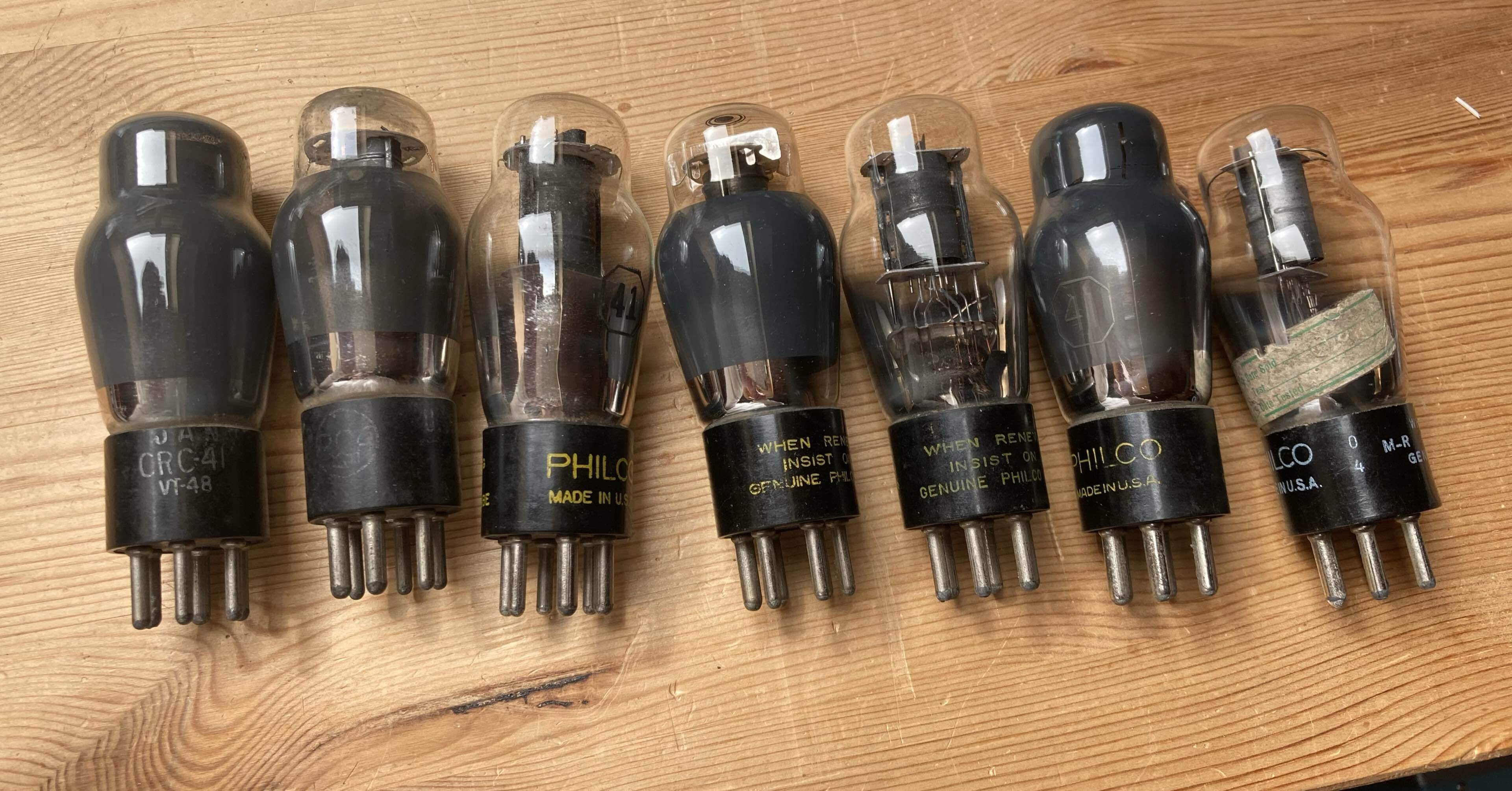 41と言う真空管が6本ほど手元にある｜IiotoOyaji