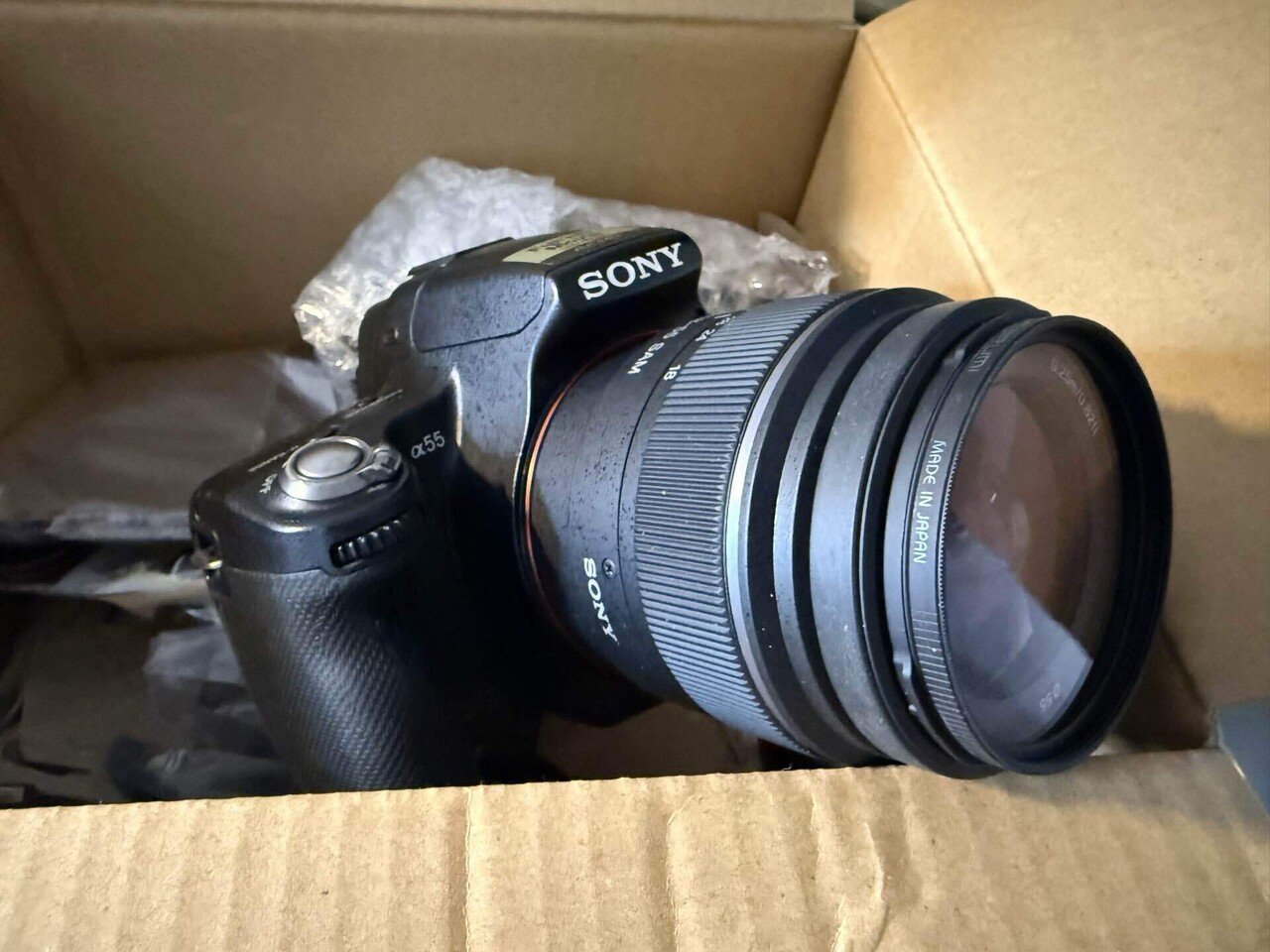 メルカリで購入したSONY α55の故障と復旧までの記録｜kana99