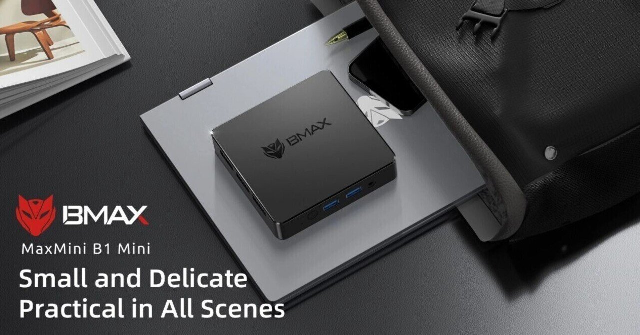 通販 最安クラス、12,900円で販売のミニPC「BMAX B1」。N4000を搭載