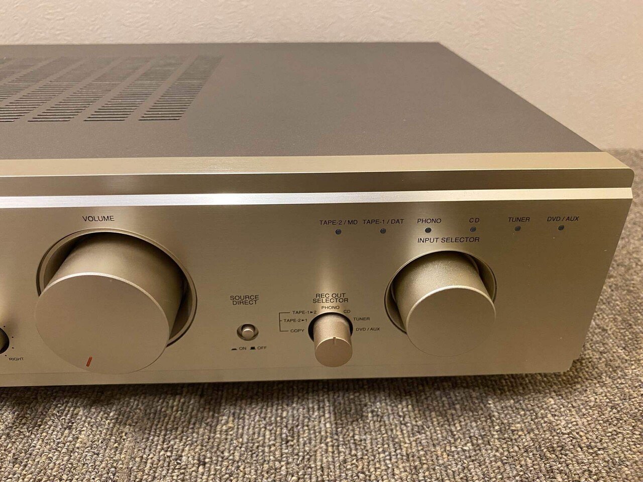 デノンDENONプリメインアンプ PMA-390Ⅳ 動作していますがセレクター