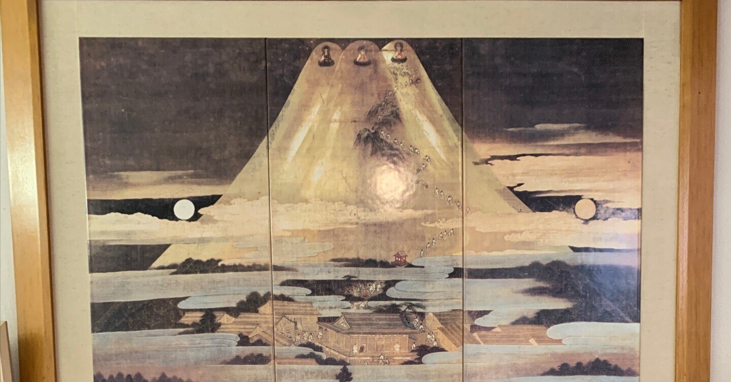絹本著色富士曼荼羅図｜静岡の空鉄