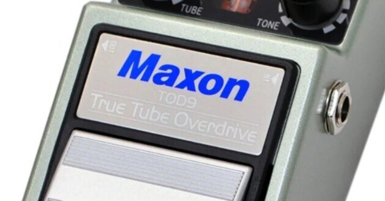 🎸 #035 MAXON TOD9 True Tube Overdrive 定番セッティング集｜Maggie