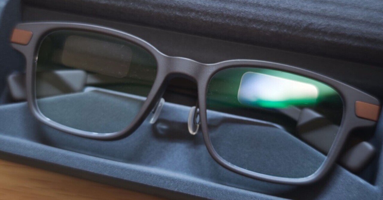 情報系スマートグラス「Even G1」を試す｜西田宗千佳