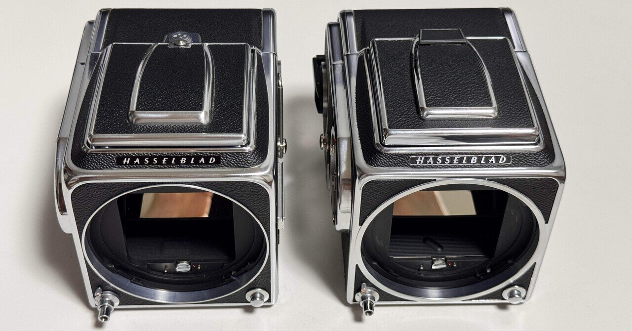 ハッセルブラッド500c/mの新旧比較｜よろ