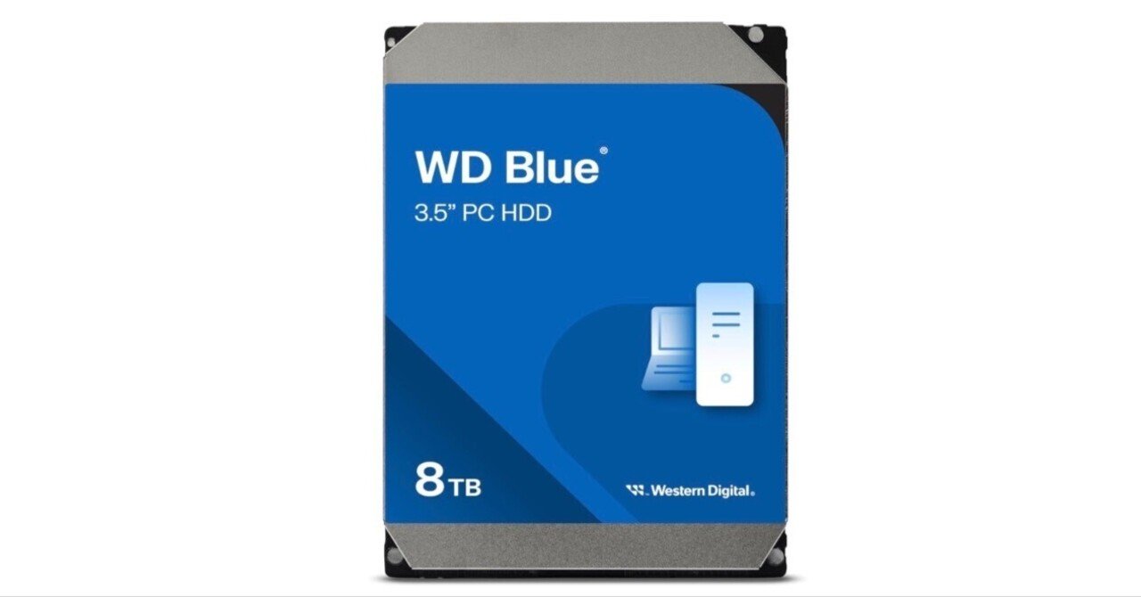WD Blue 内蔵HDD 8TB が14％オフ！― デスクトップ向け定番ストレージ