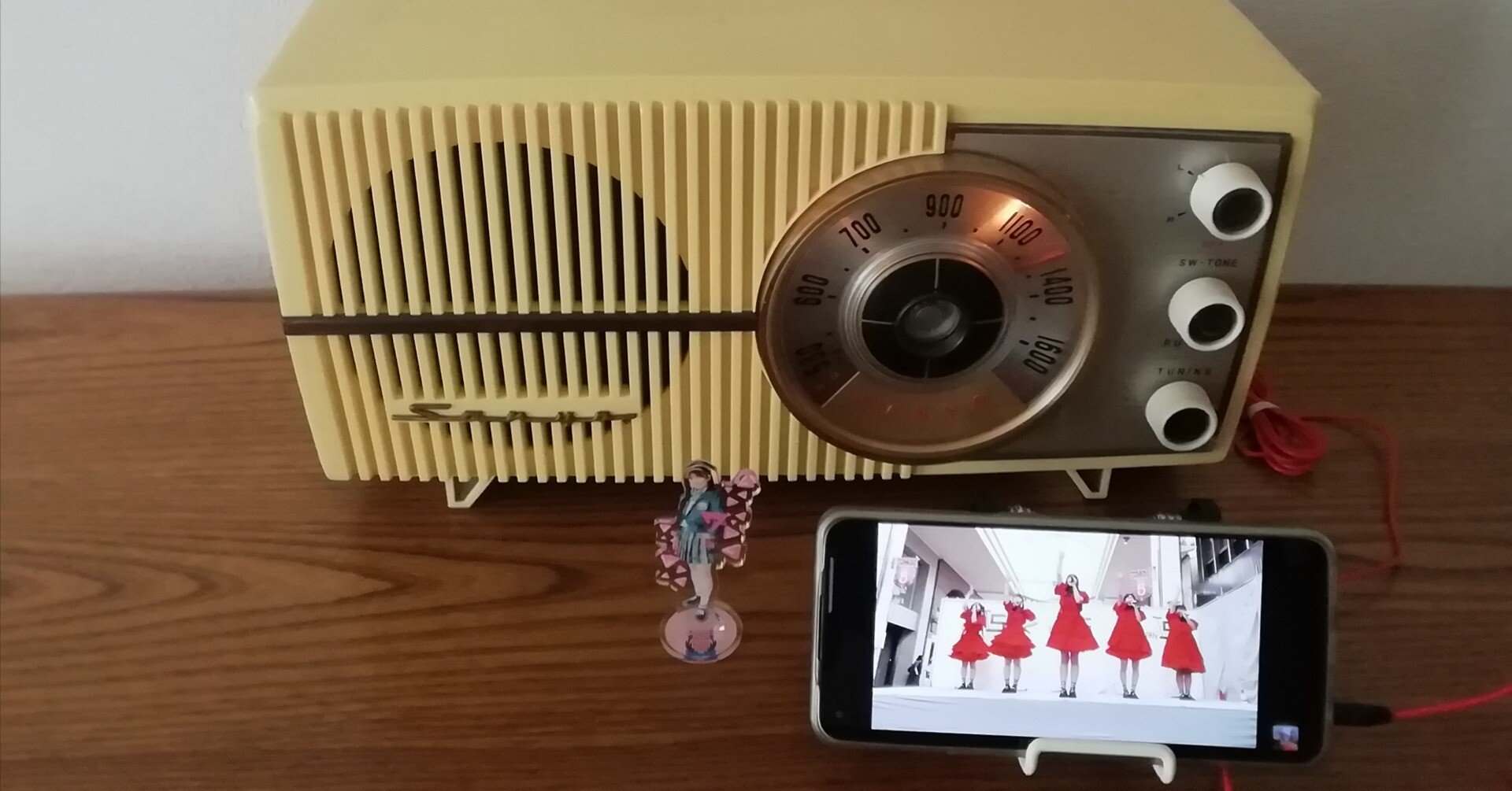 真空管ラジオをスマホスピーカーで日常使いするはなし 〜