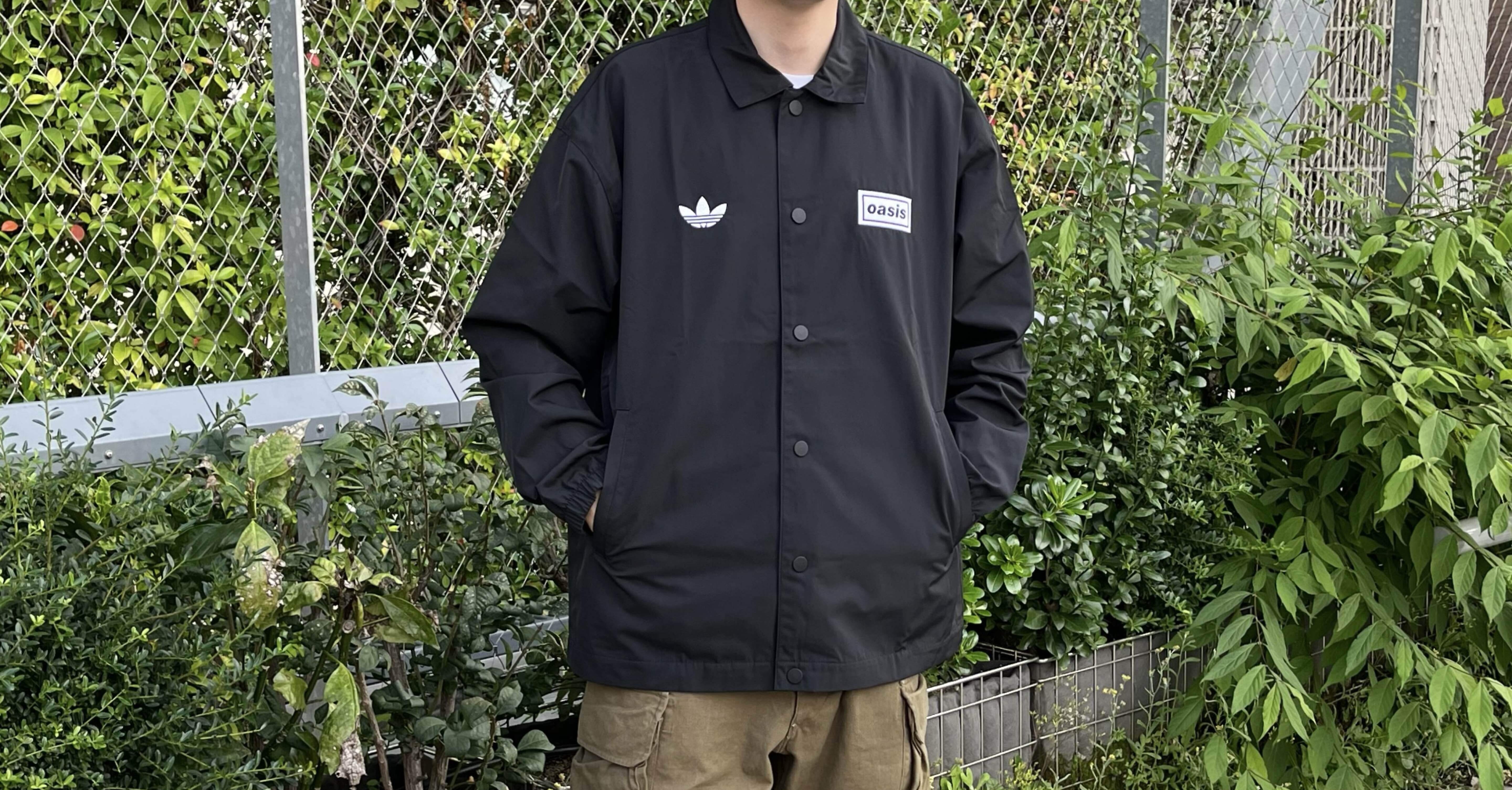 OASIS × ADIDAS コーチジャケット着てみた｜栗とロック