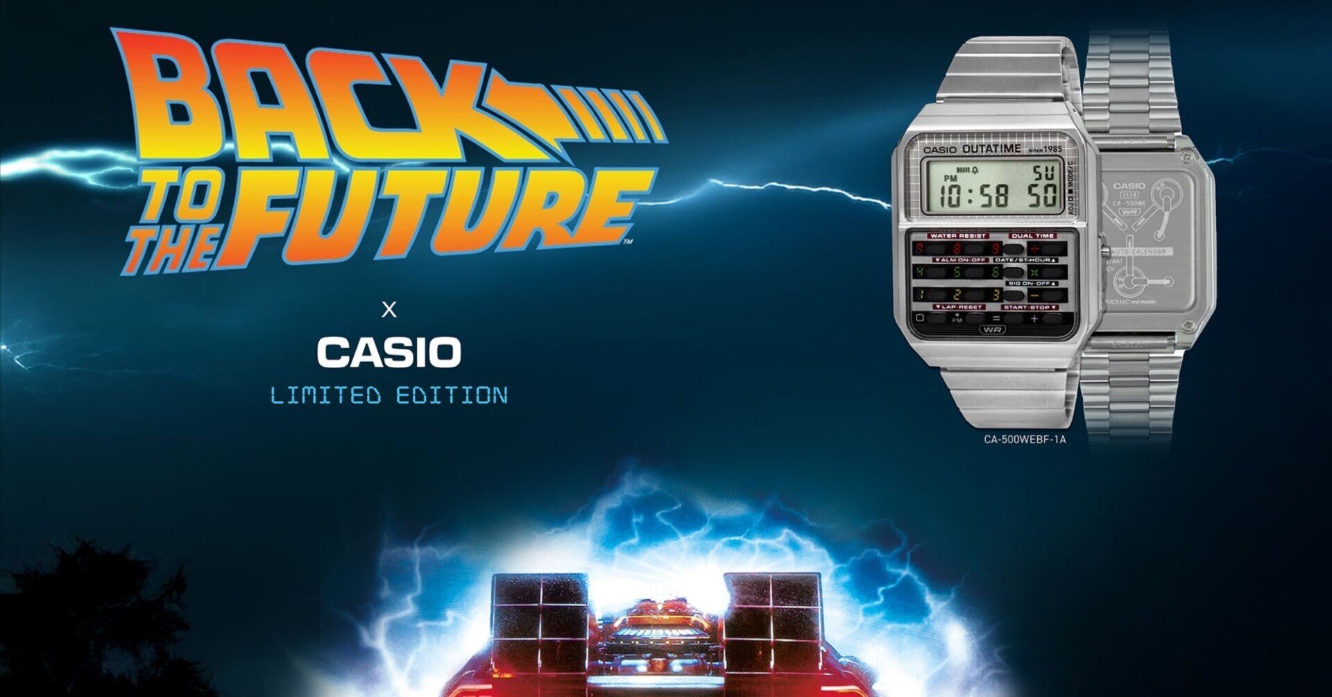⚡️⌚️CACIO×BTTF 40th⚡️バック・トゥ・ザ・フューチャー｜40周年