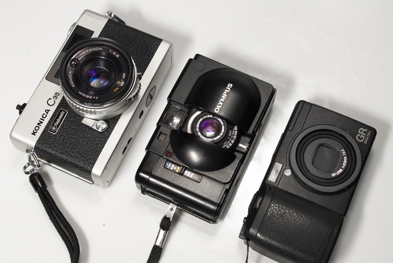 my camera] OLYMPUS XA｜薄明