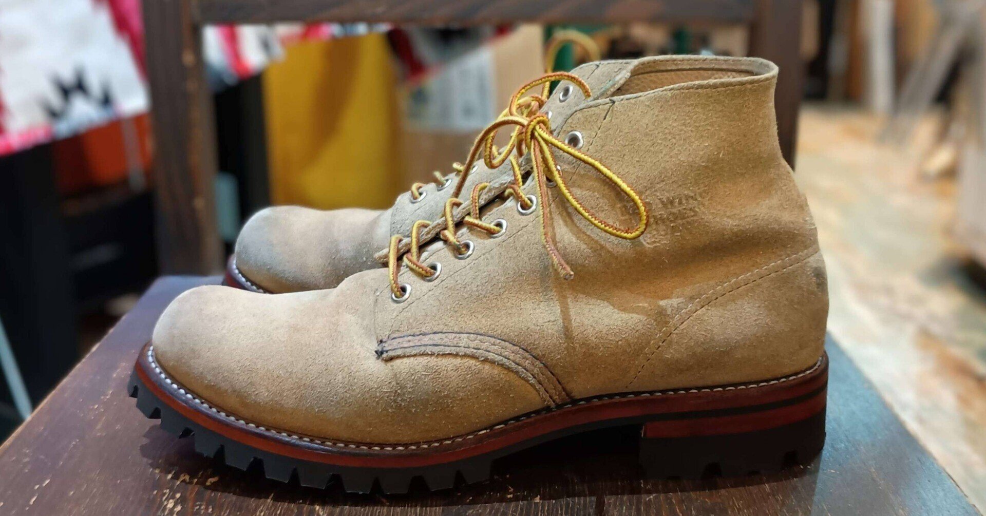 Resole/ソールカスタム】Red Wing#8167+vibram#100｜CREA Repair