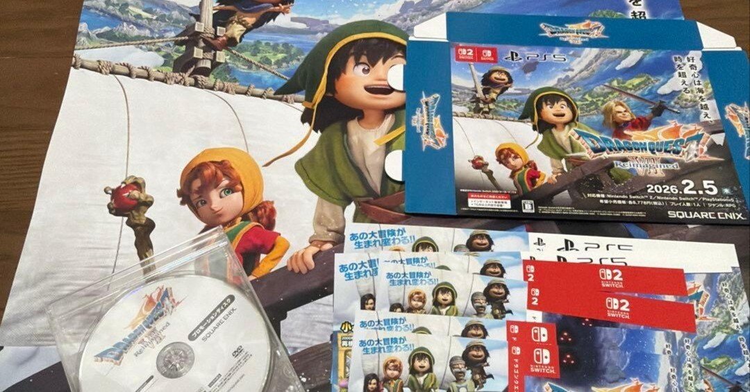 ドラゴンクエスト7 販促 告知 POP ドラクエ Ⅶ DVD