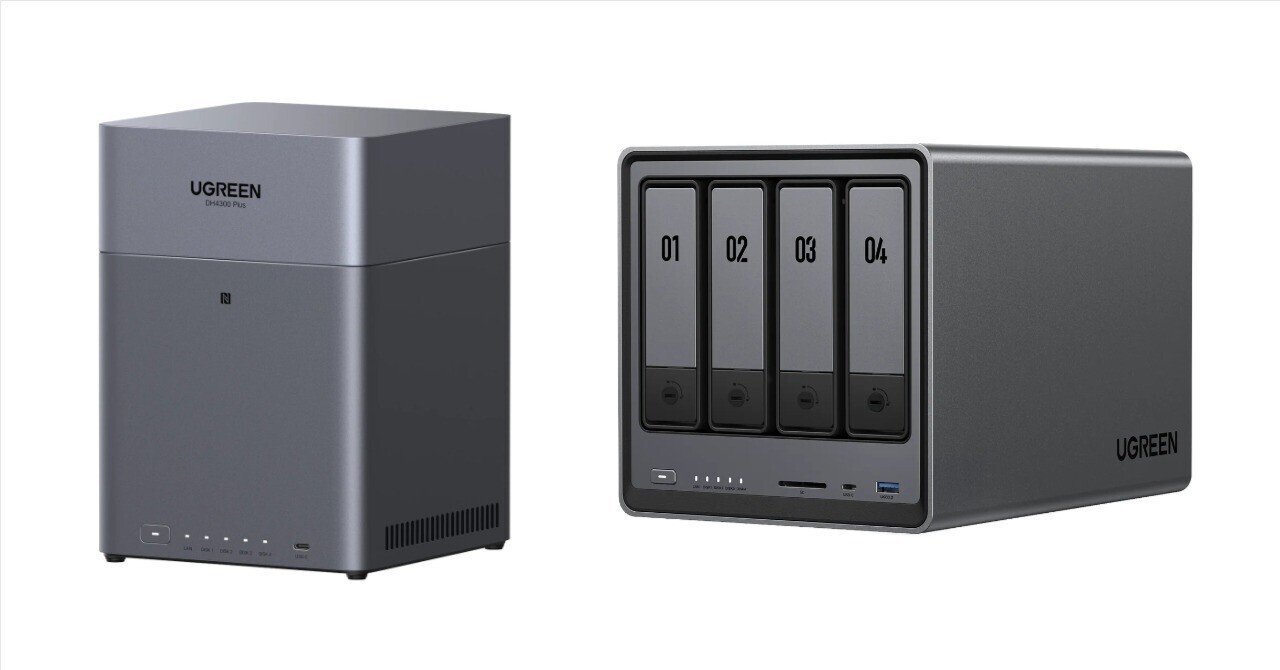 NAS #2】UGREENの4ベイNASを比較してみた話。｜miDen
