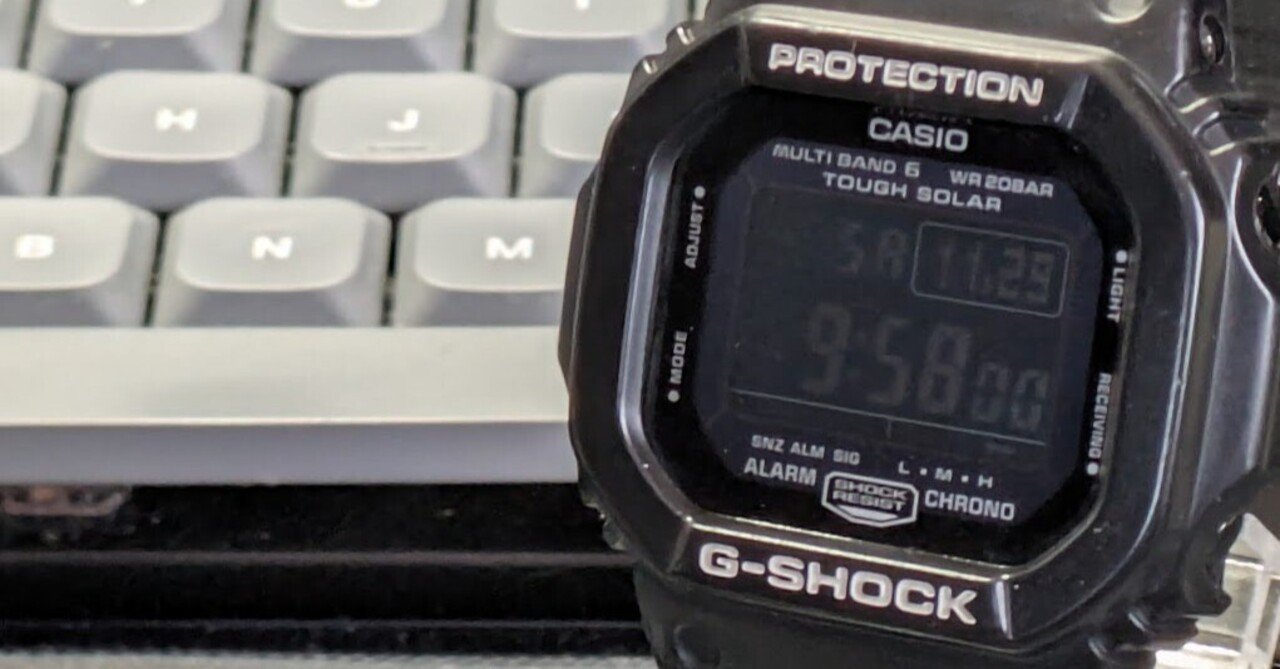 No.373 | Casio | GW-M5610TH | G-SHOCKの洗い方を説明する時計｜と