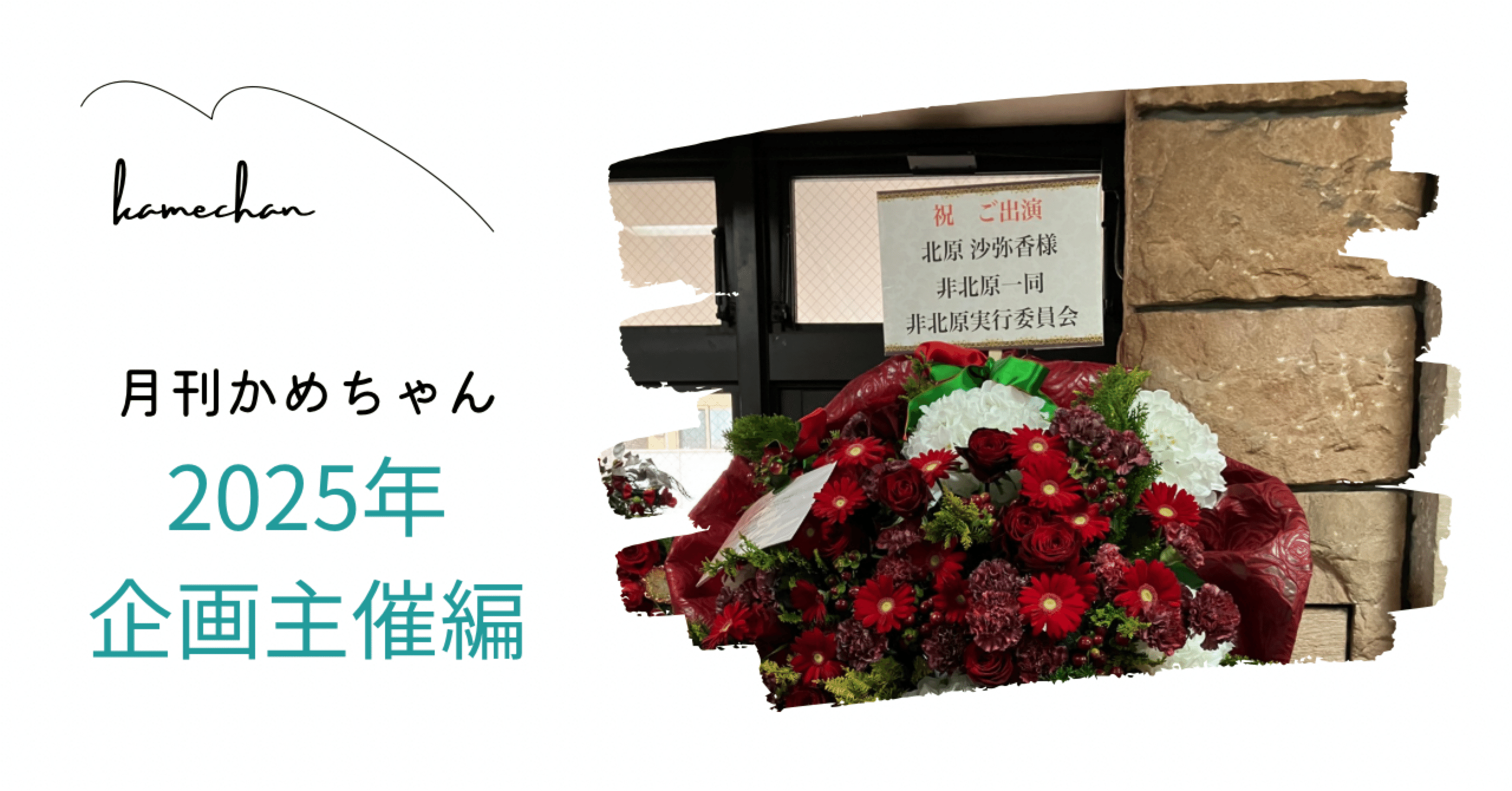月刊かめちゃん 2025年 企画主催編｜かめちゃん