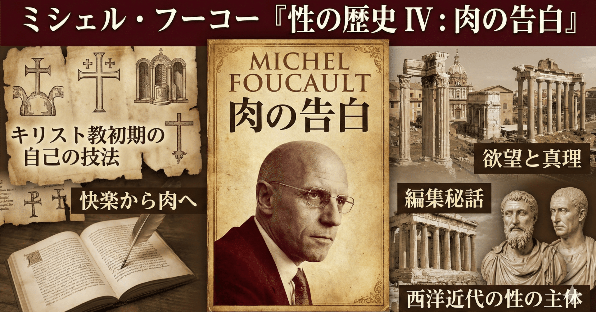 NotebookLM】ミシェル・フーコー『性の歴史 IV 肉の告白』：編集過程の