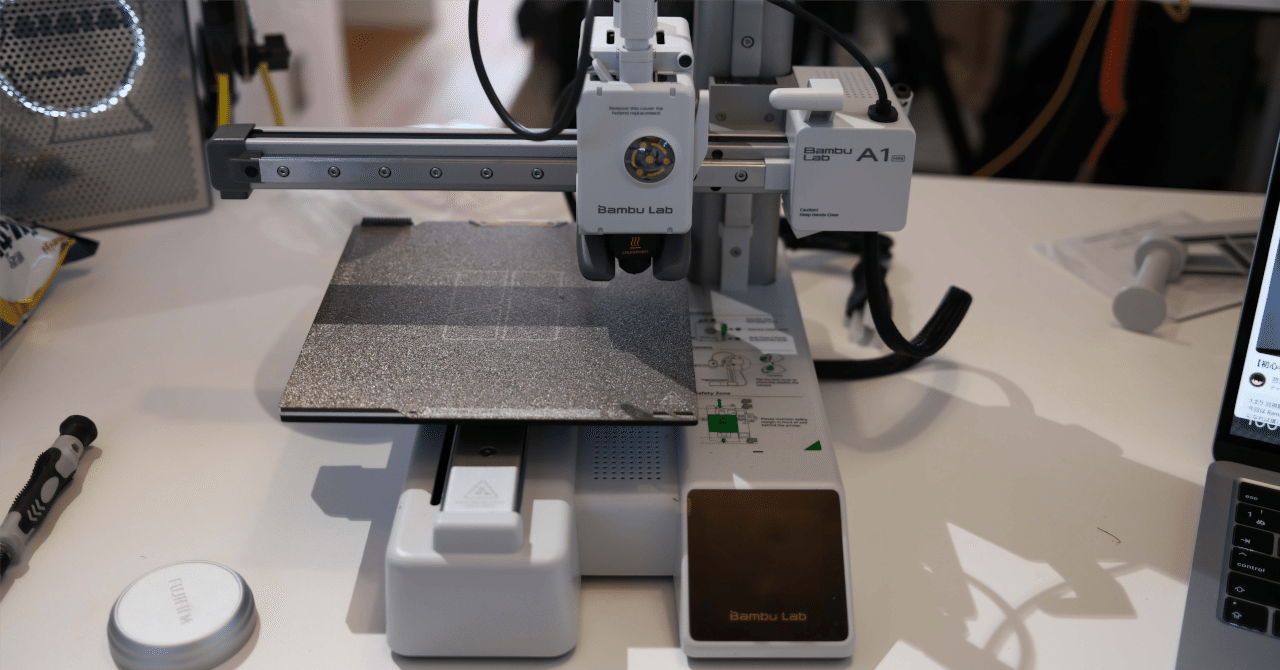 3Dプリンター「Bambu Lab A1 mini」のセットアップから完成までを